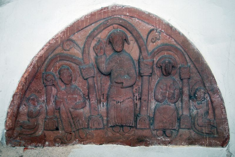 Le tympan du XIIe siècle. (Photo GB)