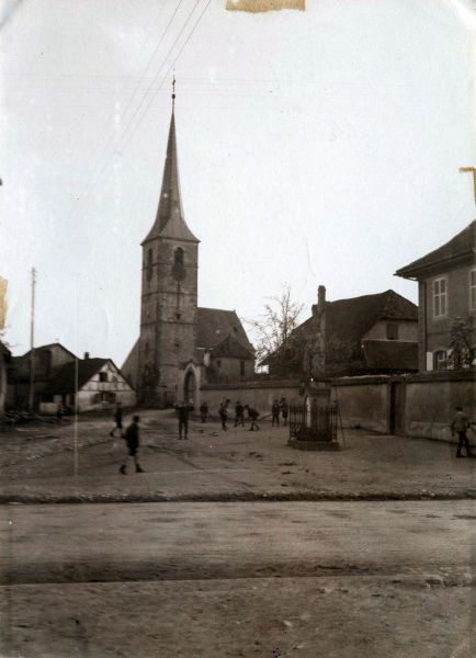 La chapelle du cimetière. (Collection Spindler)