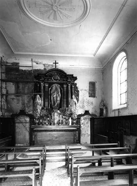 La chapelle du cimetière en 1980. (Photo Jean Erfurth © - Région Alsace – Inventaire général