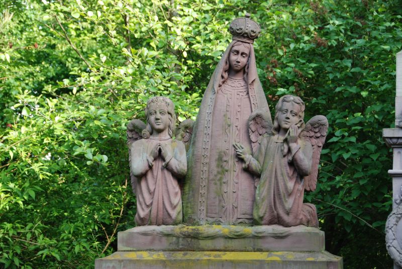 La vierge du Bruch et les deux angelots. (Photo GB)