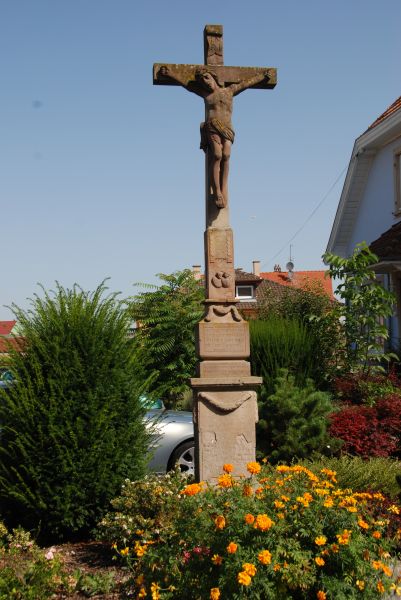 La croix de la rue de la gare de 1834. (Photo GB)