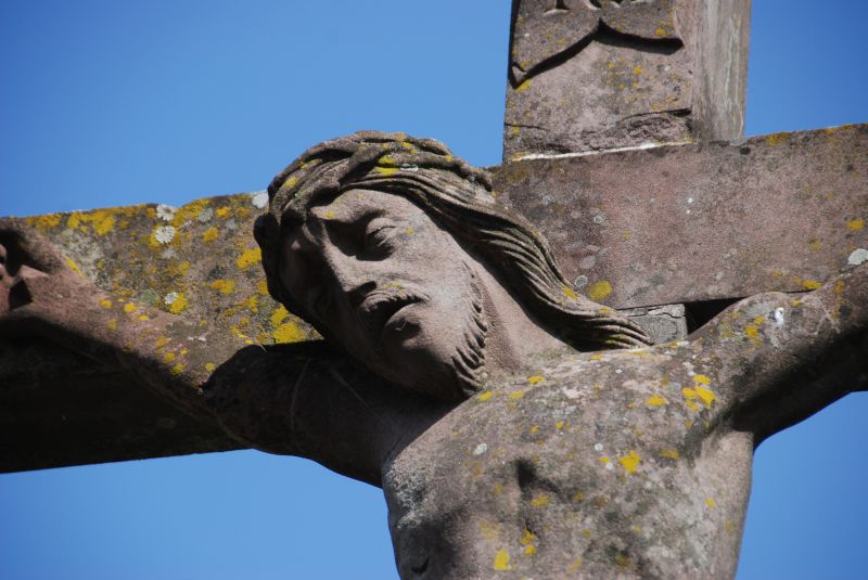 La Christ en croix de la rue de la gare de 1834. (Photo GB)