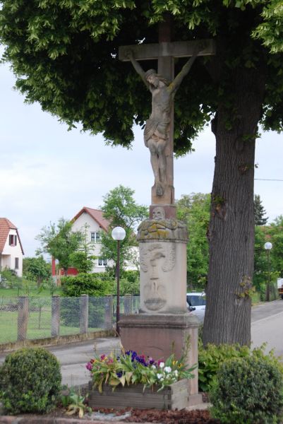 A l’entrée de la rue de la Croix. (Photo GB)